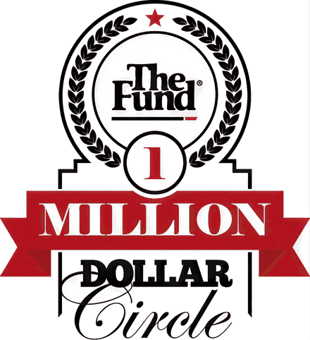 The Fund Million Dollar Circle award badge